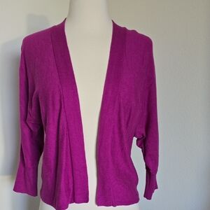CAbi Women's Open Front Cardigan - Fuchsia